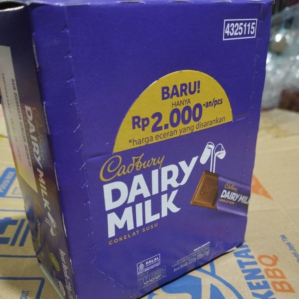 

DAIRY MILK 1BOX @20PCS