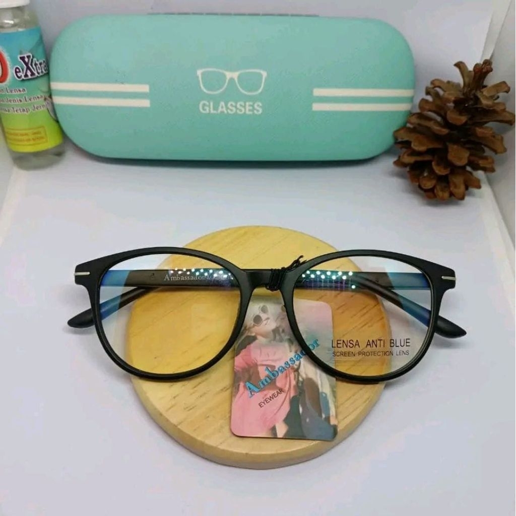 KACAMATA TRENDY GAGANG PER. LENSA BLUERAY & PHOTOCROMIC PRIA DAN WANITA BISA NORMAL & MINUS