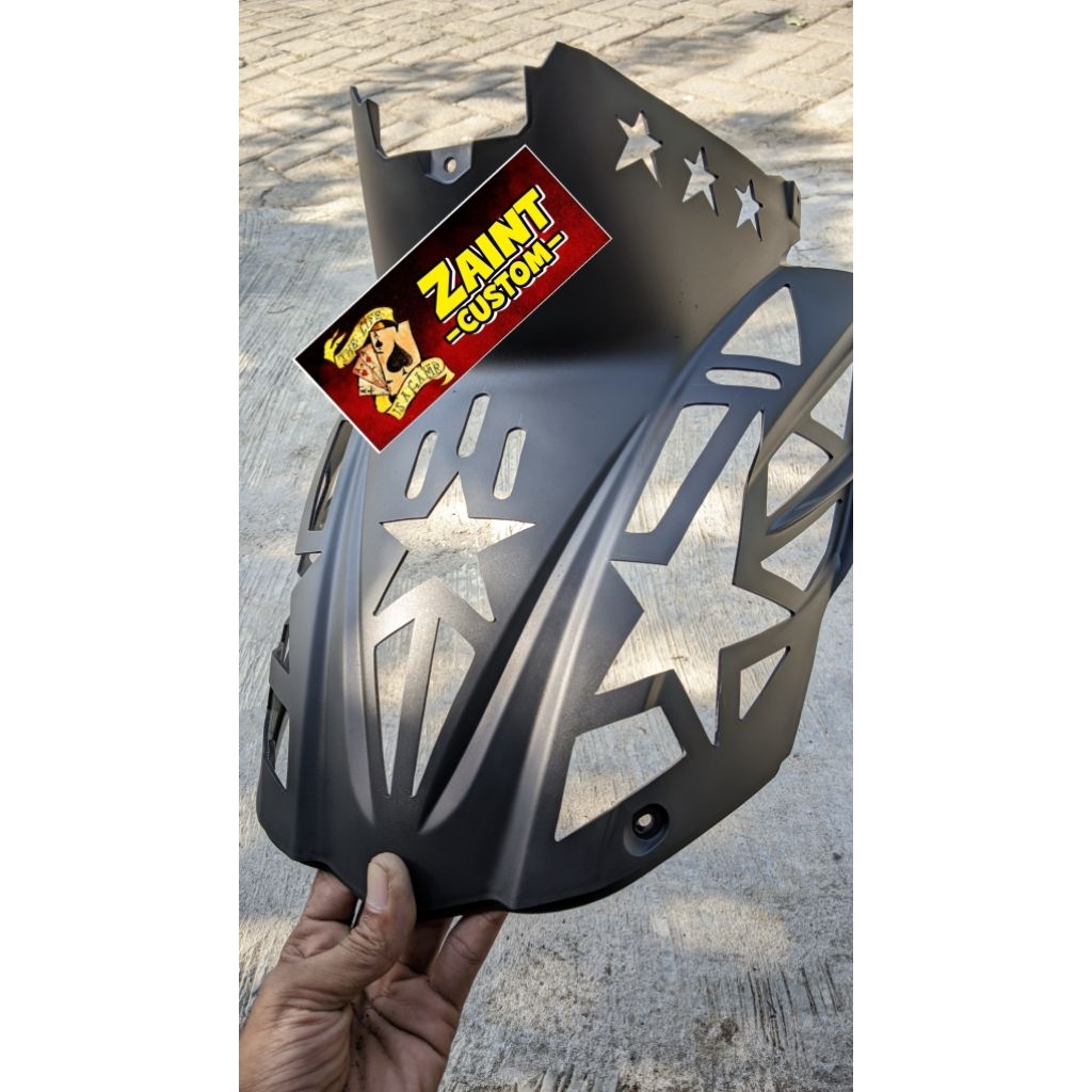 COVER CENTER TUTUP MESIN BEAT KARBU COAK CUSTOM