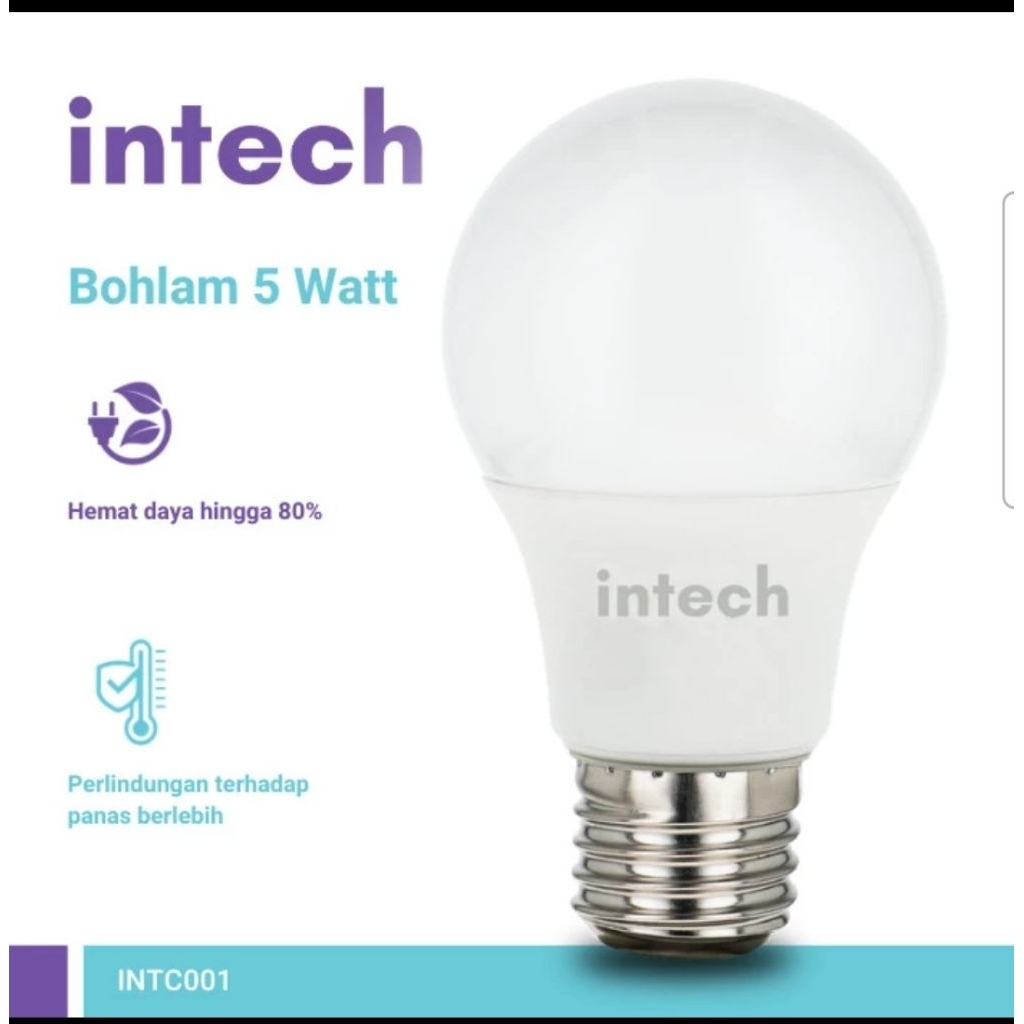 Bohlam Led Bulb Intech Eco Series  INTC003 5w-18w