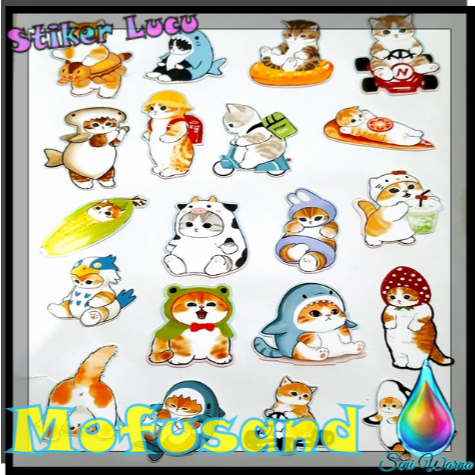 

Stiker Lucu / Anak Mofusand Perpack isi 20 Pcs dengan Ukuran Rata2 4cm