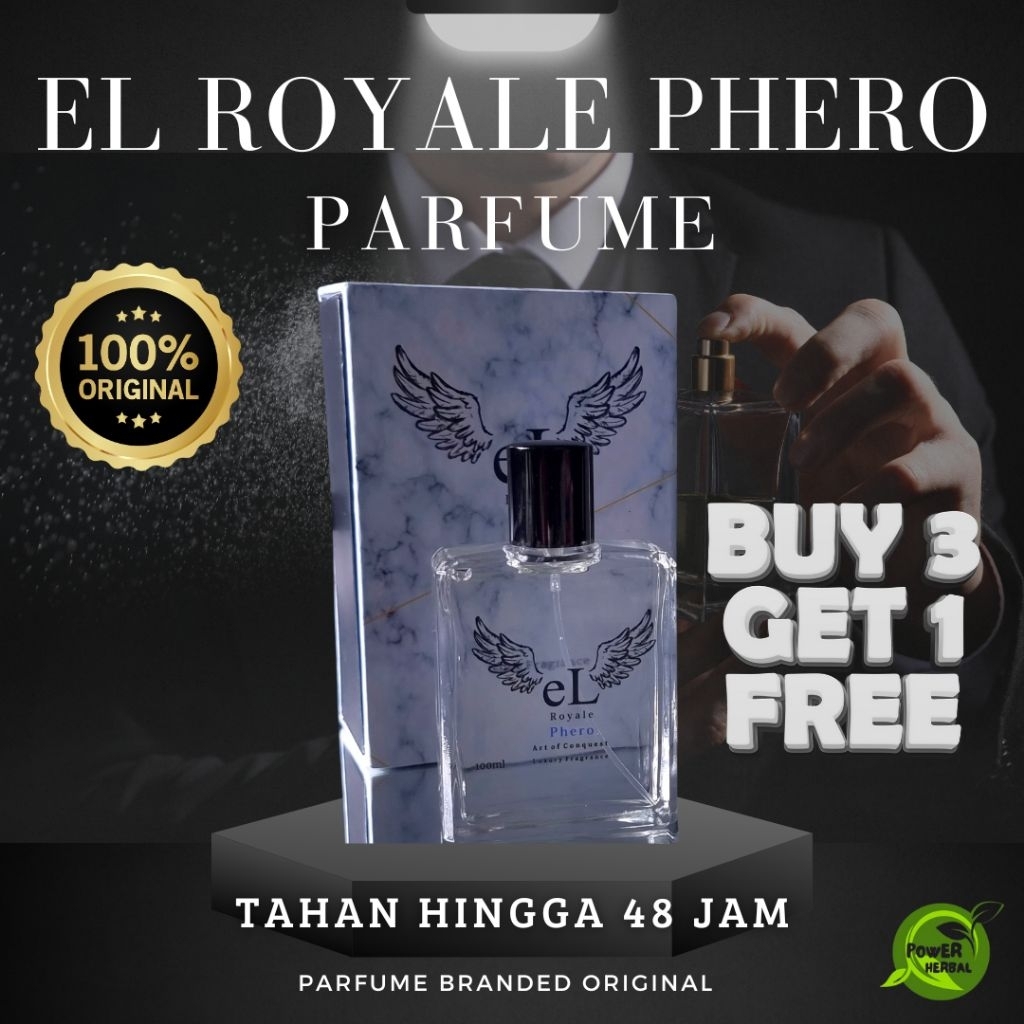 el Royale Parfum Pria yang disukai wanita tahan lama wangi terbaik Aquatic untuk date cowok