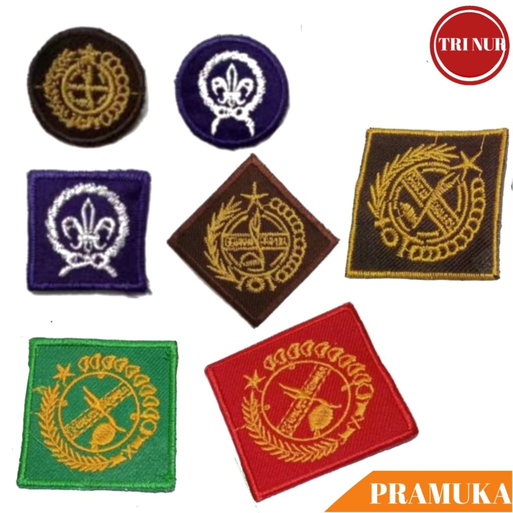 Tunas Saku Bordir / Bordir Saku Seragam Sekolah / Tunas Kelapa Bordir / Tunas Kelapa Bordir Siaga Pe