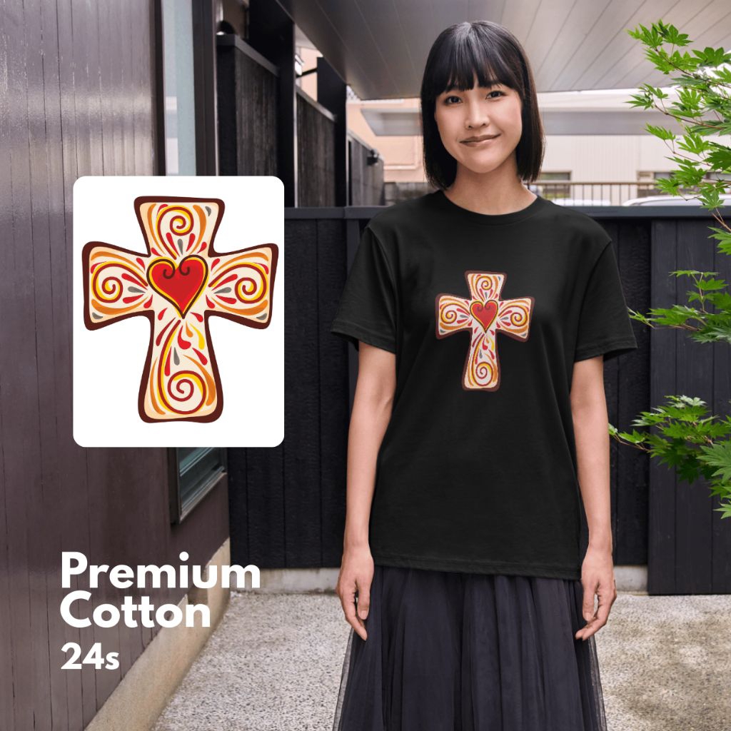 KAOS ROHANI KRISTEN / KAOS ROHANI PRIA WANITA / KAOS ROHANI KATOLIK / KAOS ROHANI SALIB