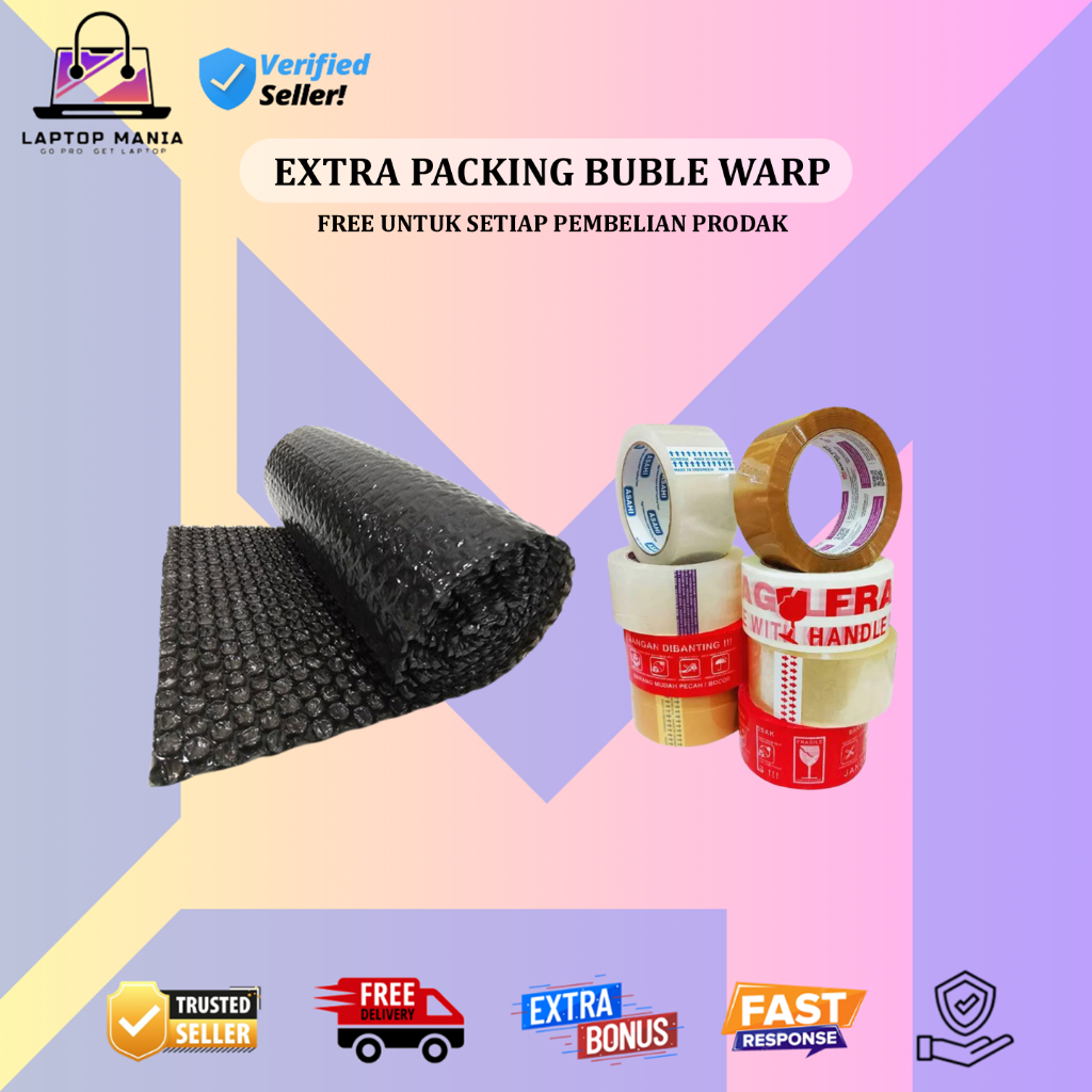 

EKSTRA PACKING BUBBLE WARP SETIAP PENGIRIMAN