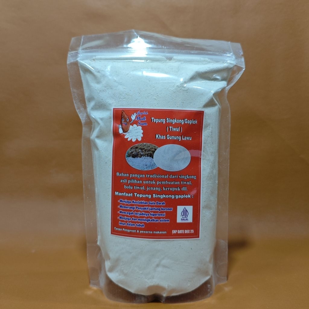 

Tepung Tiwul Tepung Gaplek Tepung Singkong Standing 500Gram