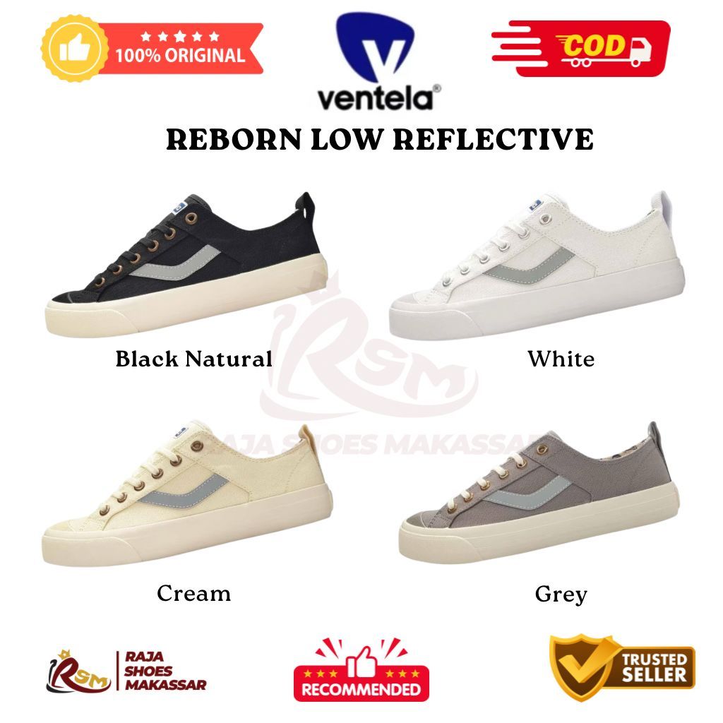 (ASLI-COD) Sepatu Ventela Reborn  - Ventela Shoes - Ventela Makassar - Sepatu Ventela Shoes - Sepatu