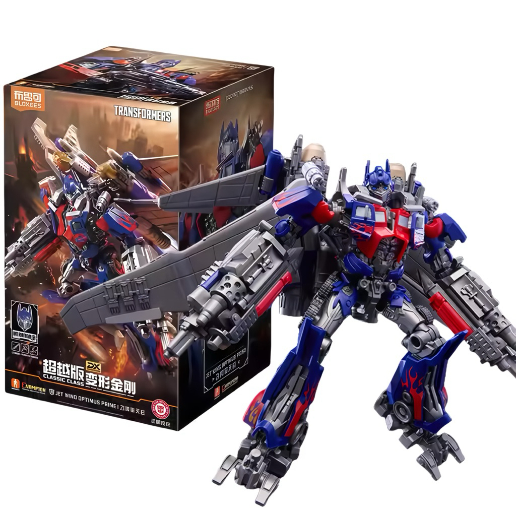 Action Figure Transformers ORIGINAL Blokees Transformer Deluxe Jetwing Optimus Prime Dx Classic Clas