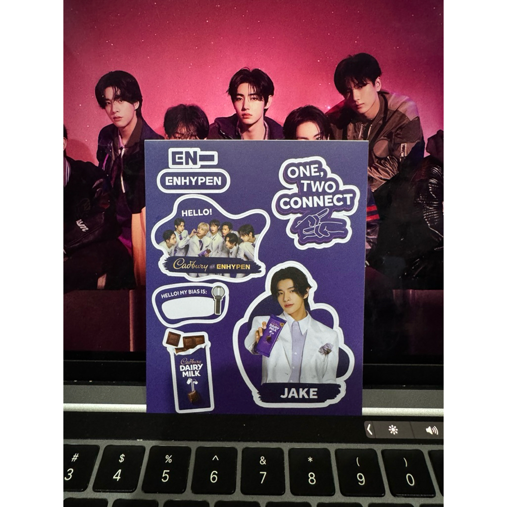 

Sticker Cadbury X Enhypen Official [Jake, Heeseung, Jungwon, Sunoo]