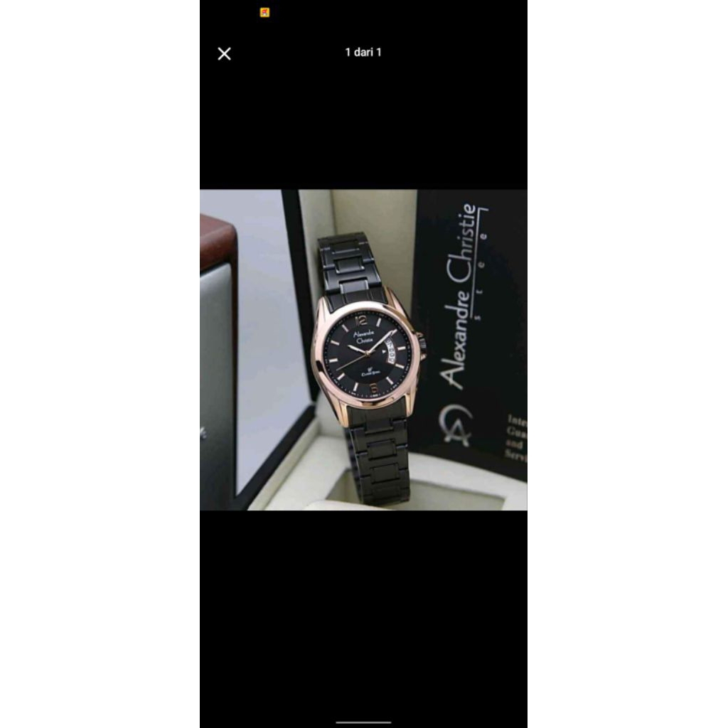 jam tangan alexander Christie wanita second