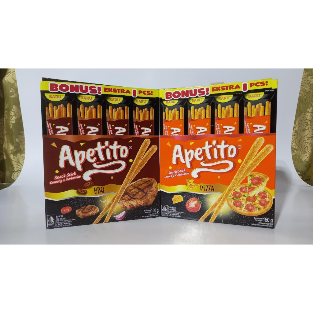

Apetito Snack Stick 10pcs 15gr / Biskuit Stick Gurih
