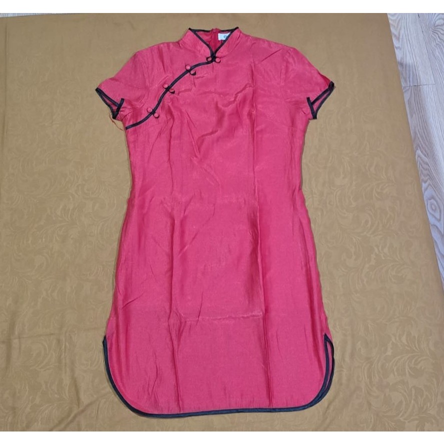 Dress Wanita Cheongsam Imlek || Preloved Baju