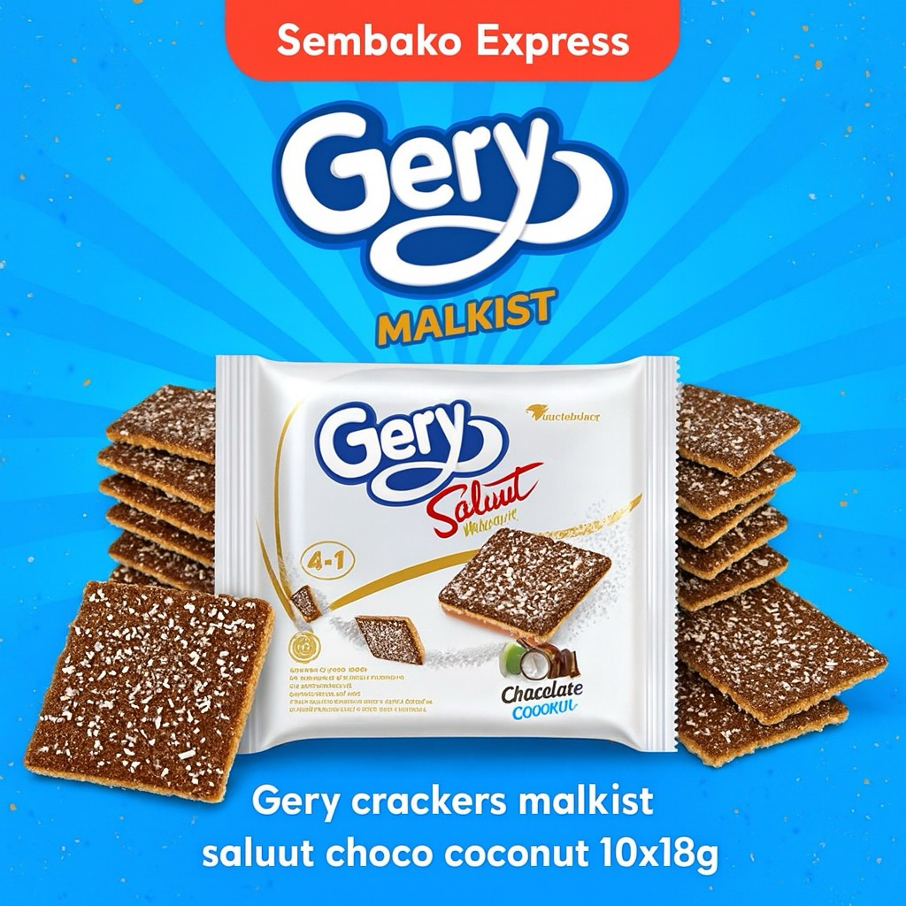Gery Malkist Salut Choco Coconut 10x18g
