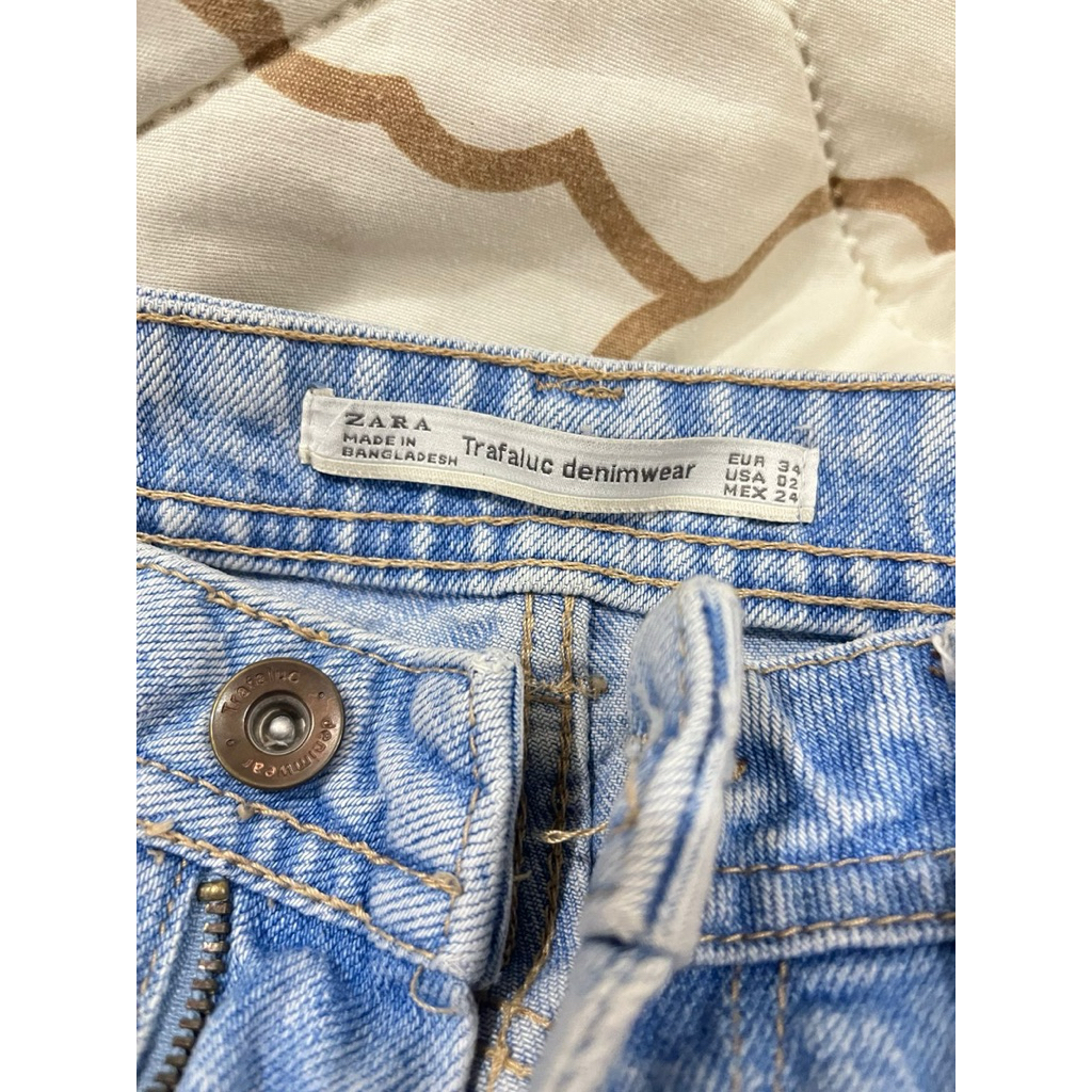 preloved | zara trafaluc denimwear | zara jeans | celana jeans zara