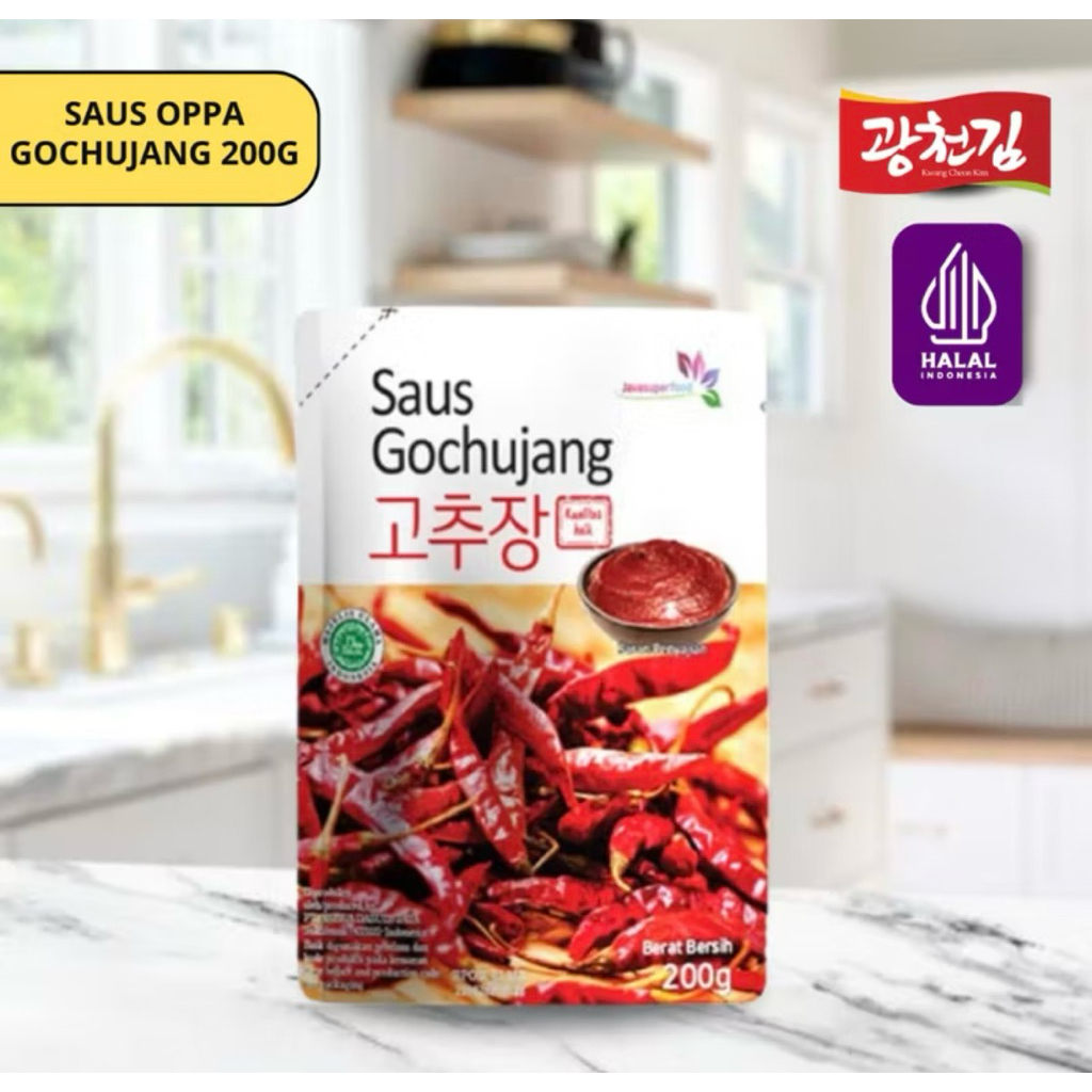 

Oppa Gochujang 200g Rasa Asli Korea/Sauce Sambel Pasta/Chili Paste