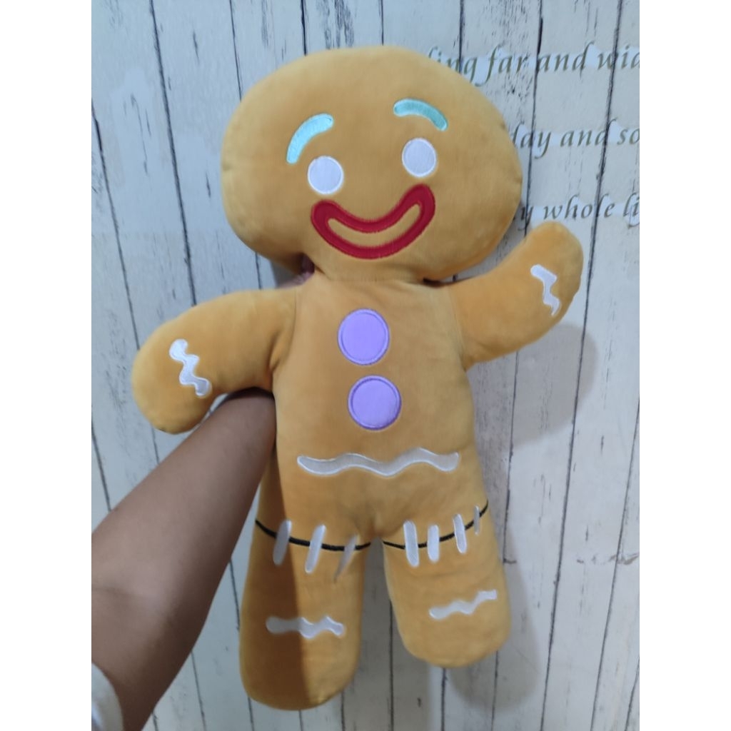 boneka shrek kue jahe Gingerbread uk super jumbo size