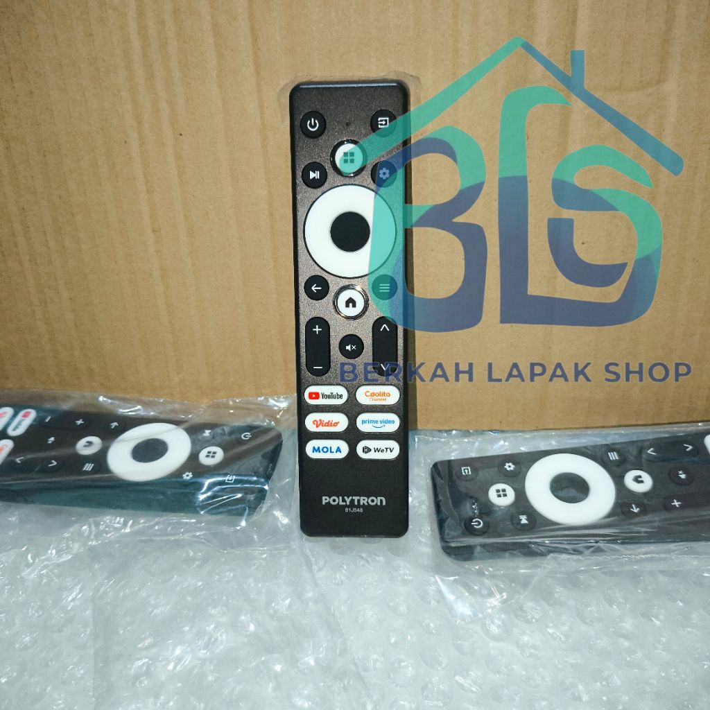 Remot tv Polytron 81j548 smart tv original baru
