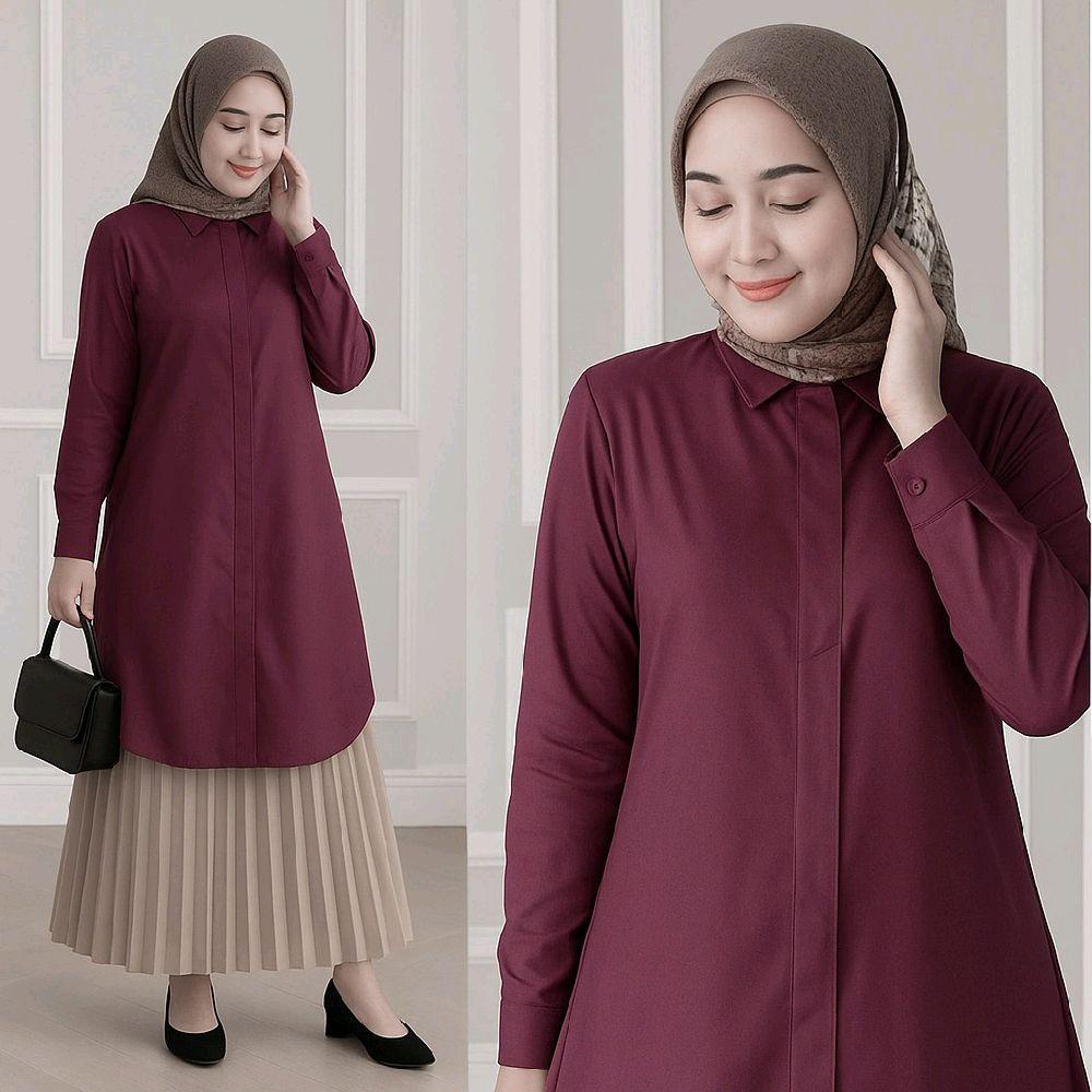 [ Rayon Twill ] Allina Tunik | Tunik Rayon Twill