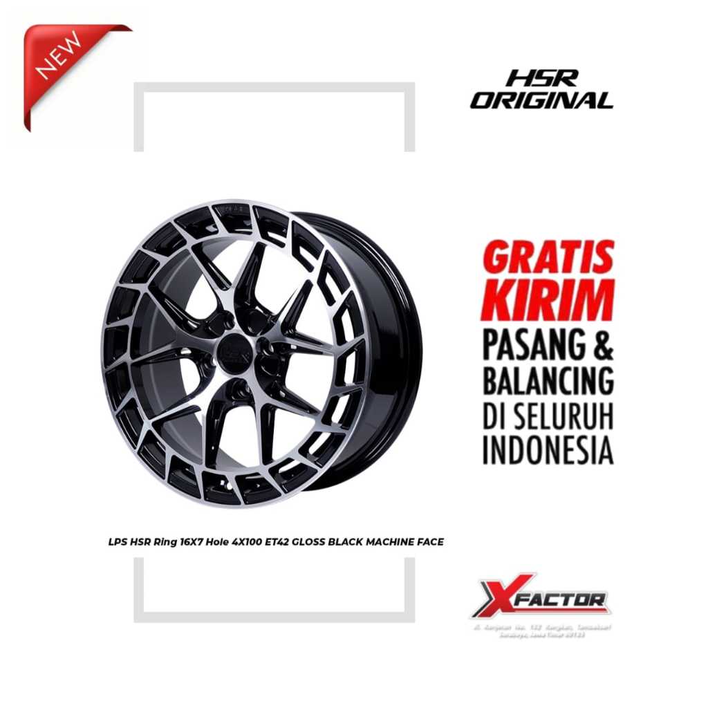 VELG R16 HSR LPS HSR R16X7 H4X100 ET42 GBMF