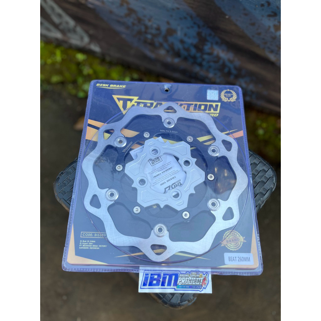 DISC PIRINGAN CAKRAM MODEL GALVER 260MM BEAT,PIRINGAN GALFER TRACTION BEAT 260MM