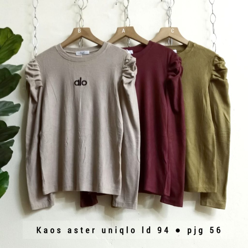 Blouse kaos uniqlo