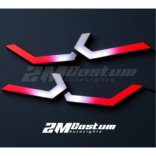 Lampu HEXA RGB Custom R15 V3 – Aksesoris Motor Sport Keren & Futuristik