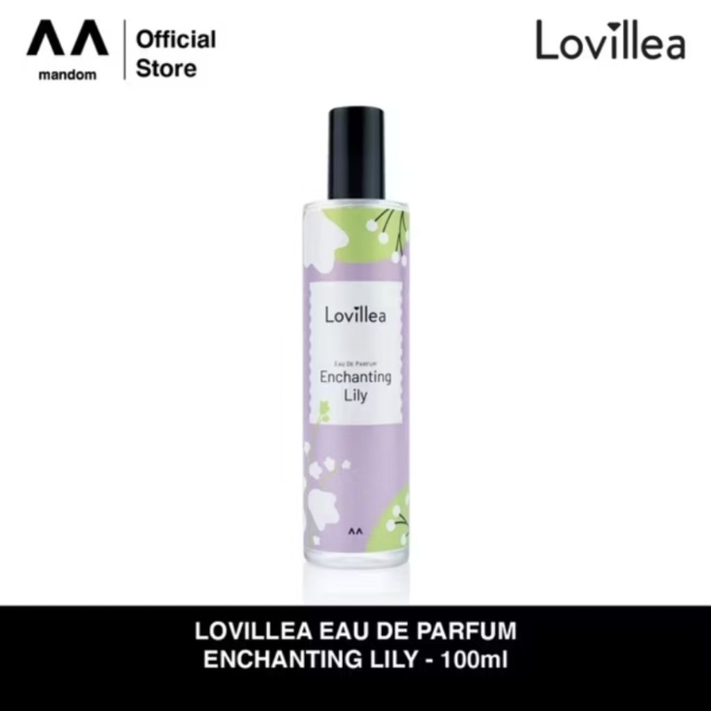 LOVILLEA Eau De Parfum Enchanting Lily 100ml / Lovillea / Lovillea mandom / Lovillea Biru / Lovillea