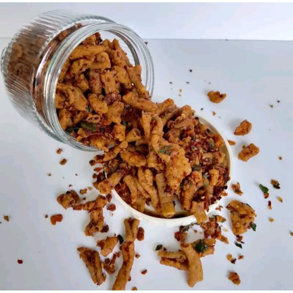 

SANESMAMEUN/SEBRING USUS CRISPY / USUS PEDAS KENCUR DAN DAUN JERUK/250Gr