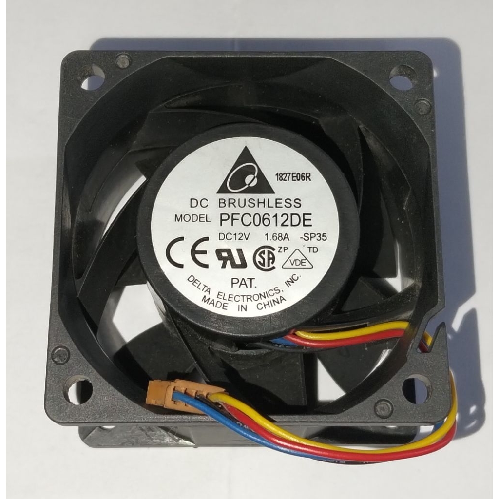 KIPAS HIGH SPEED 6X6 DC 12V 1.68A BEKAS ORIGINAL