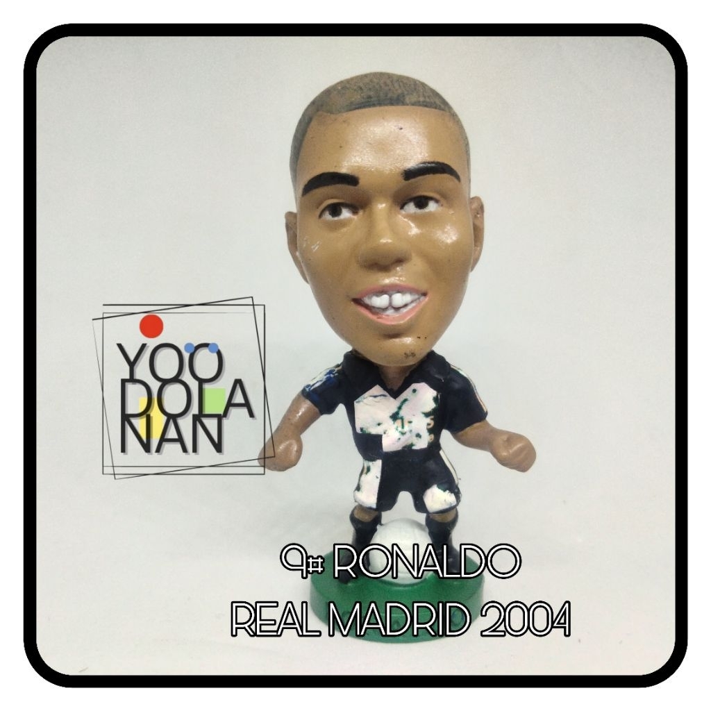 REPAINT 9# RONALDO - REAL MADRID 2004 CORINTHIAN PROSTARS FIGURE PEMAIN BOLA
