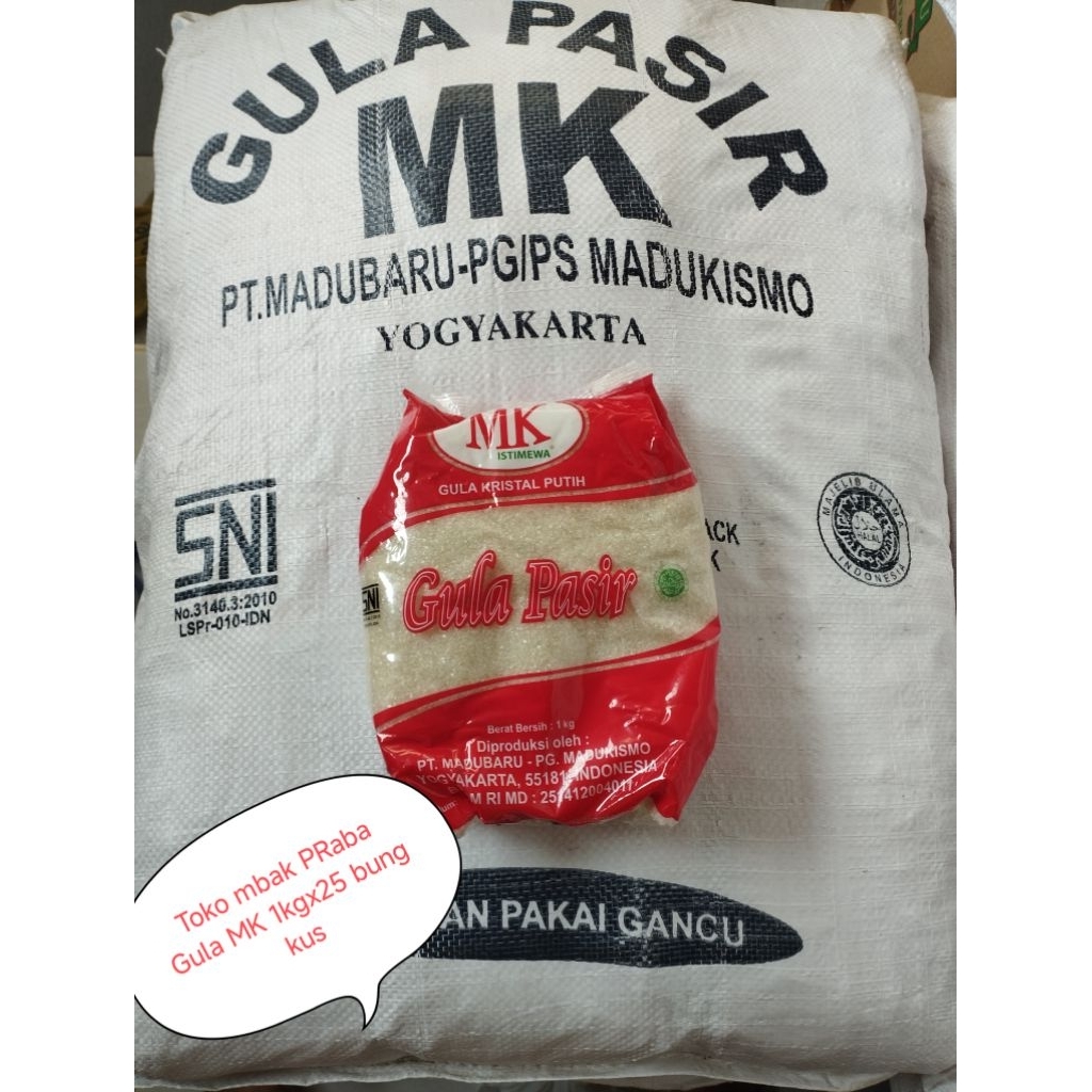 

Gula MK 1kg 1sak