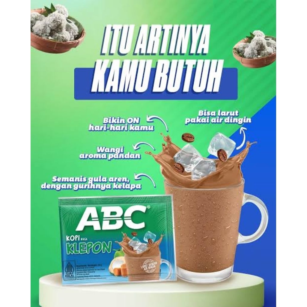 

ABC KLEPON 1RENTENG/10SACHET