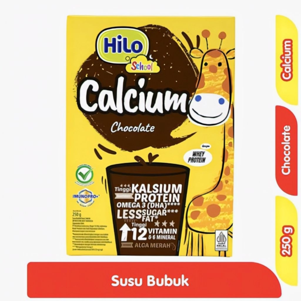 

HiLo School Calcium Honey 250 gr Susu Tinggi Kalsium