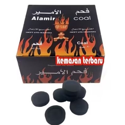 Arang Magic Per Box Isi 8 Rol Arang Bukhur Sisha