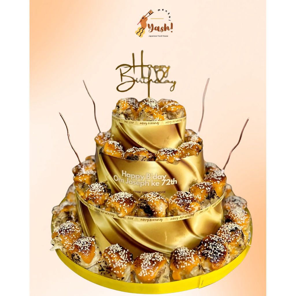 Large Tower Dimsum | Birthday Cake | Kue Ulang Tahun | Kue Ultah | Cake Ultah | Sushi | Sushi Cake |