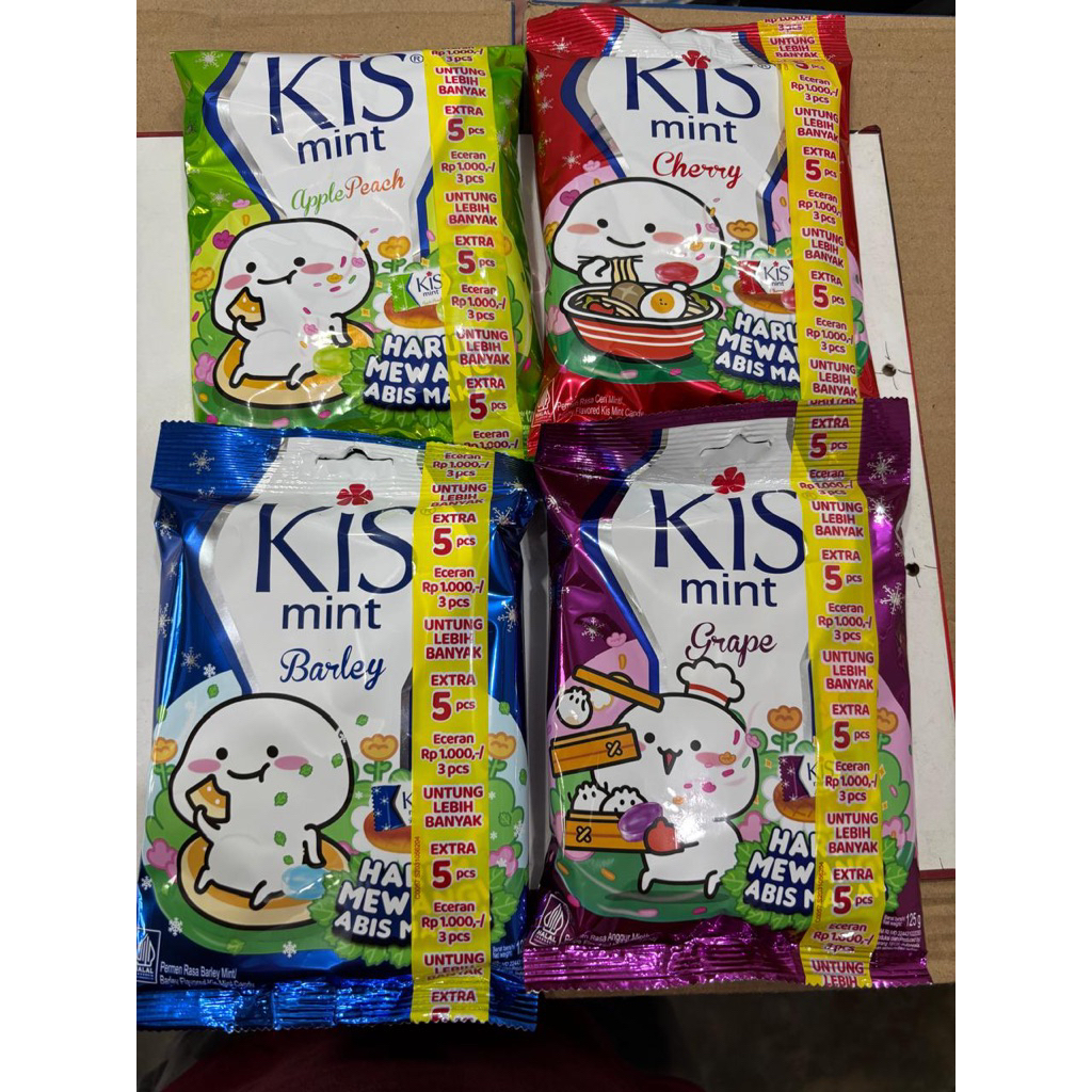 

KIS PERMEN per Bungkus 125g BANYAK VARIAN RASA