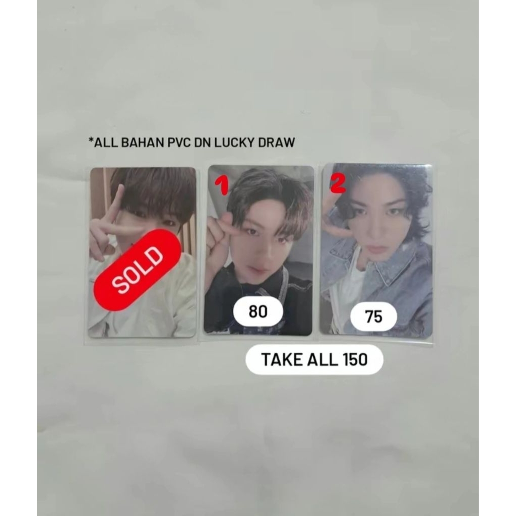 [BACA DESKRIPSI] READY STOCK JUNGHWAN PC PHOTOCARD OFFICIAL LUCKY DRAW REBOOT JIKJIN