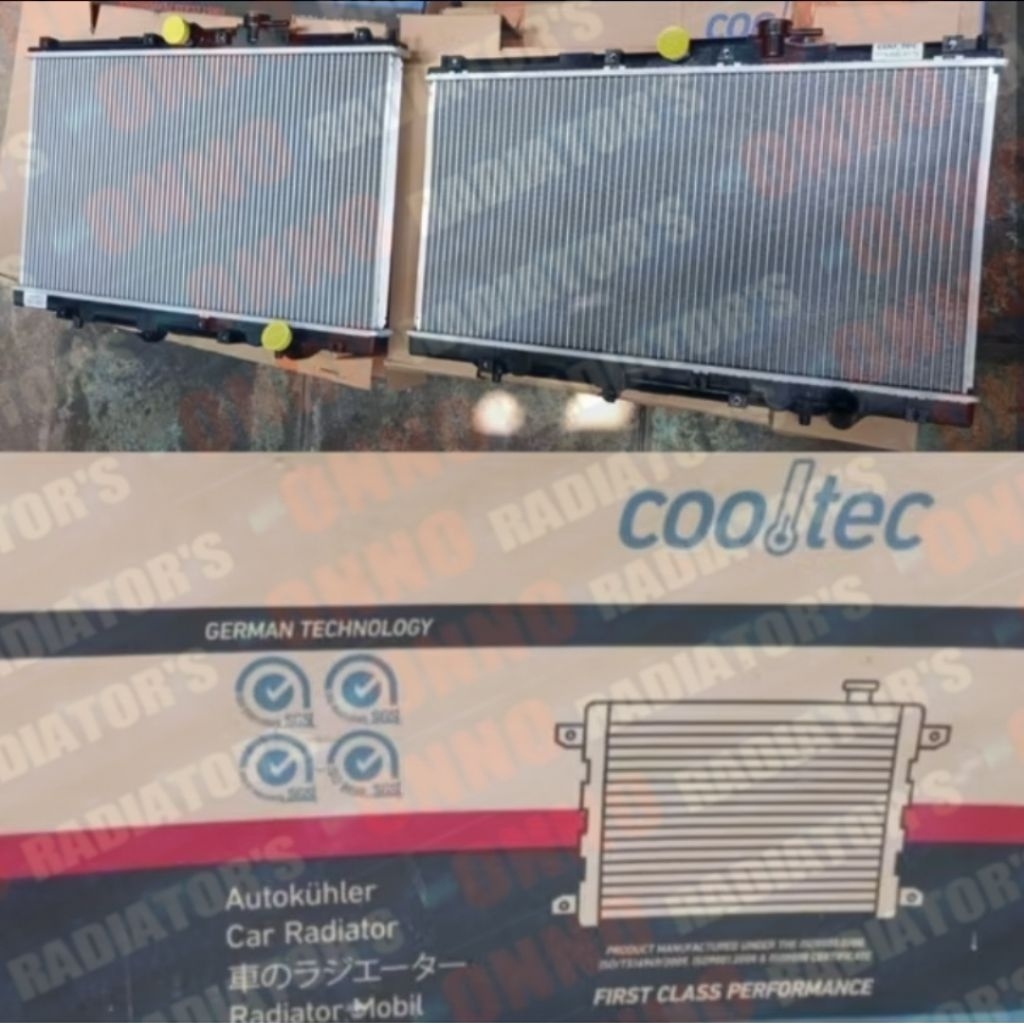 RADIATOR CIELO MT Manual COOLTEC 2ply tinggi core 39cm