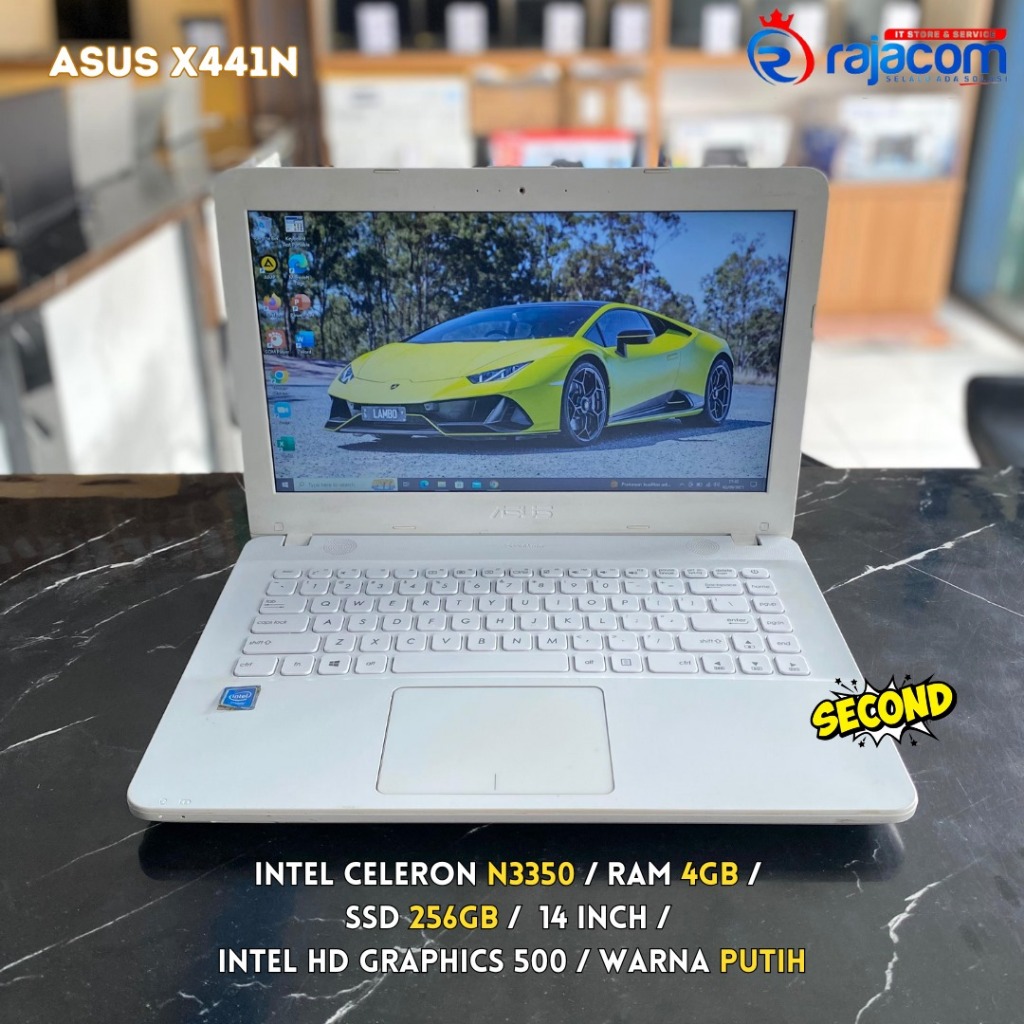 Asus X441N Intel Celeron N3350 RAM 4GB  SSD 256GB  14 INCH