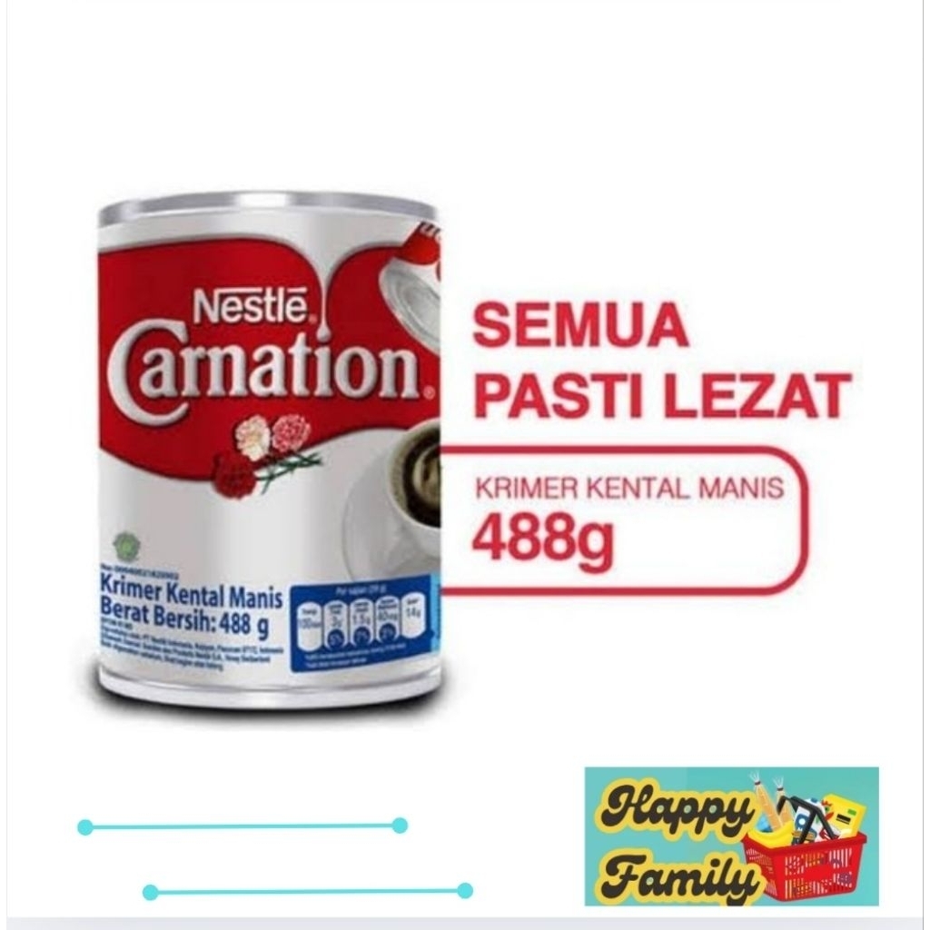 

Susu Carnation Nestle Krimer Kental Manis SKM 488 gr