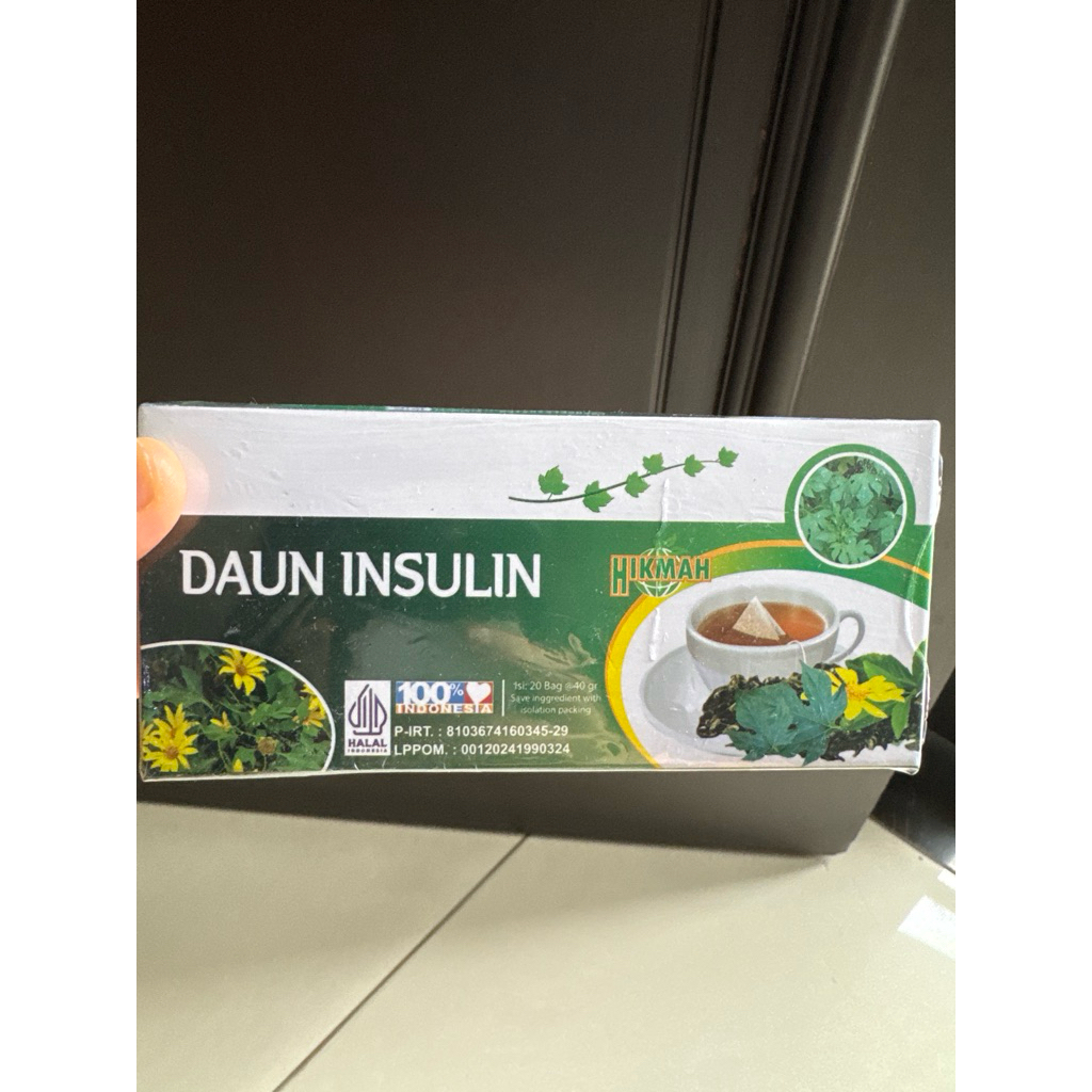 

(BISA COD) Daun Insulin Teh Celup Insulin hikmah Teh Diabet 20 Bag