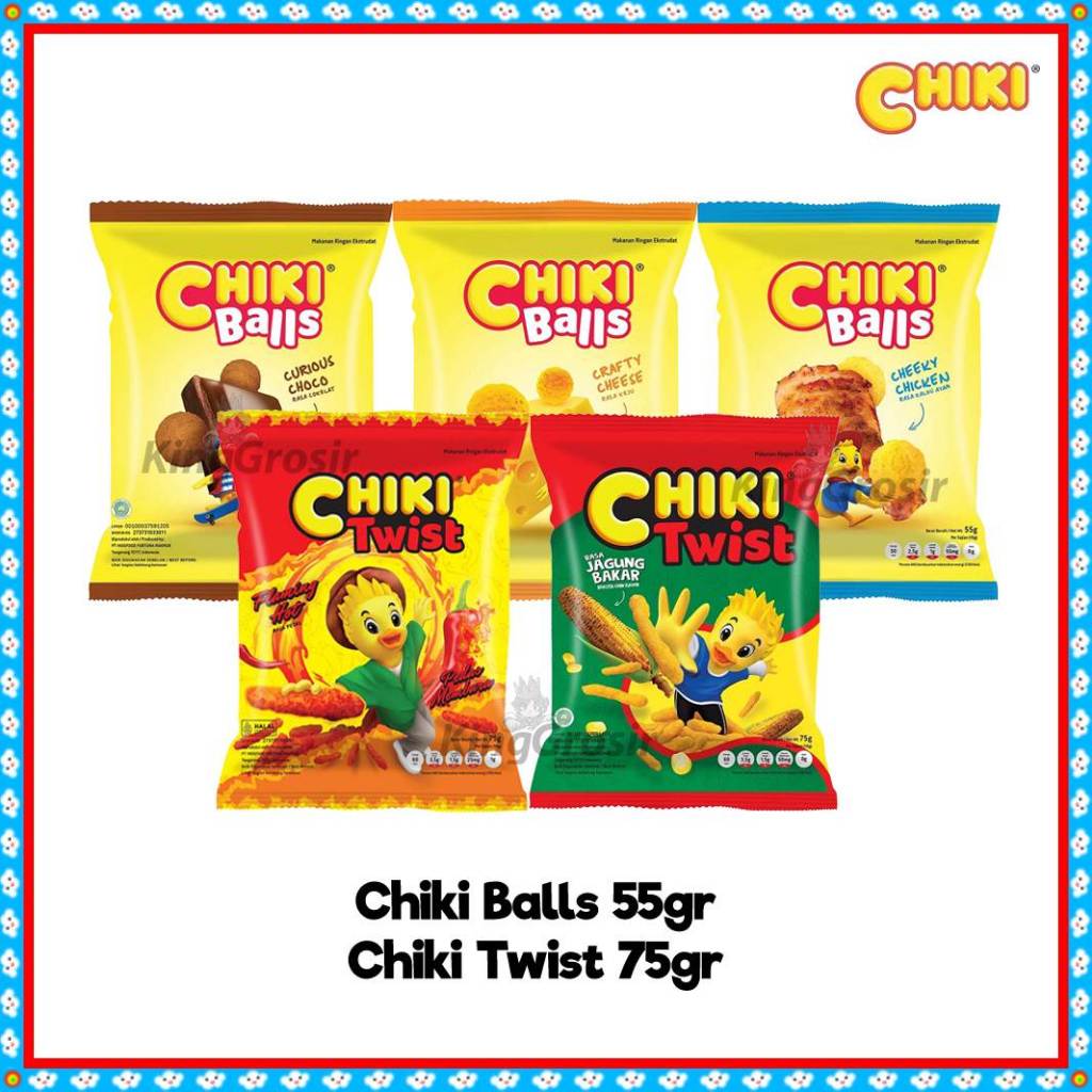 Aneka Snack Ringan 1PCS Chitato 35gr / Chitato Lite 35gr / Chiki Balls 55gr / Chiki Twist 75gr / Cem