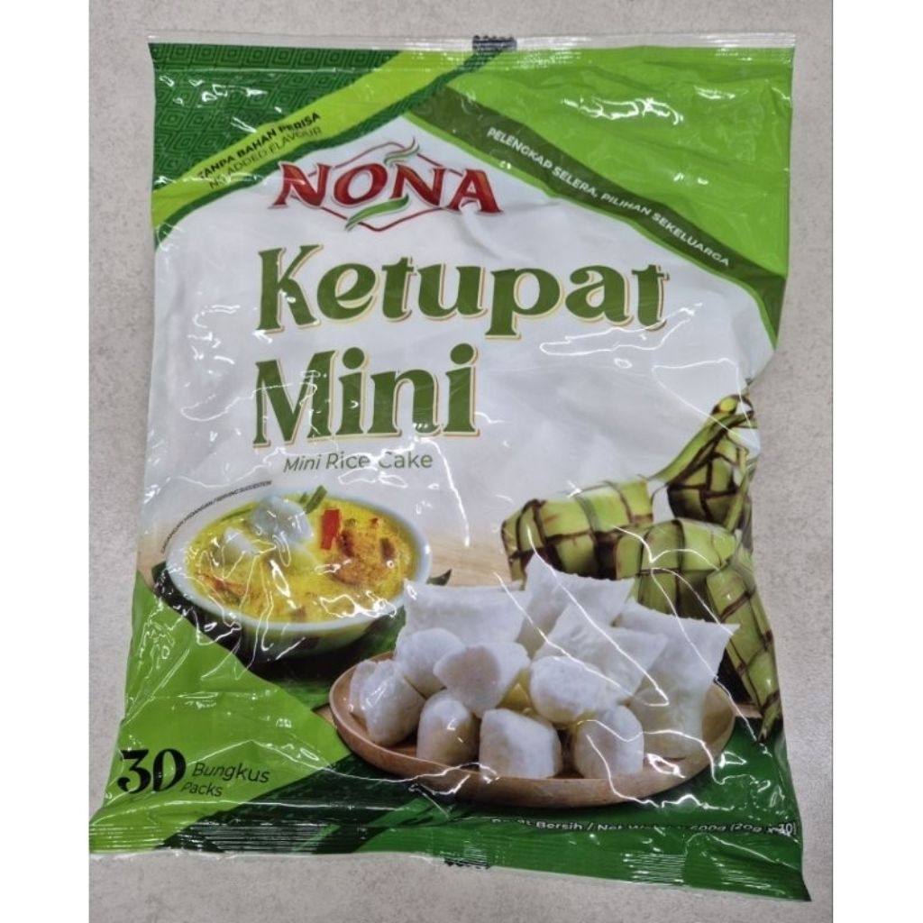 

NONA Ketupat Mini Malaysia isi 30x20gr (600gram)