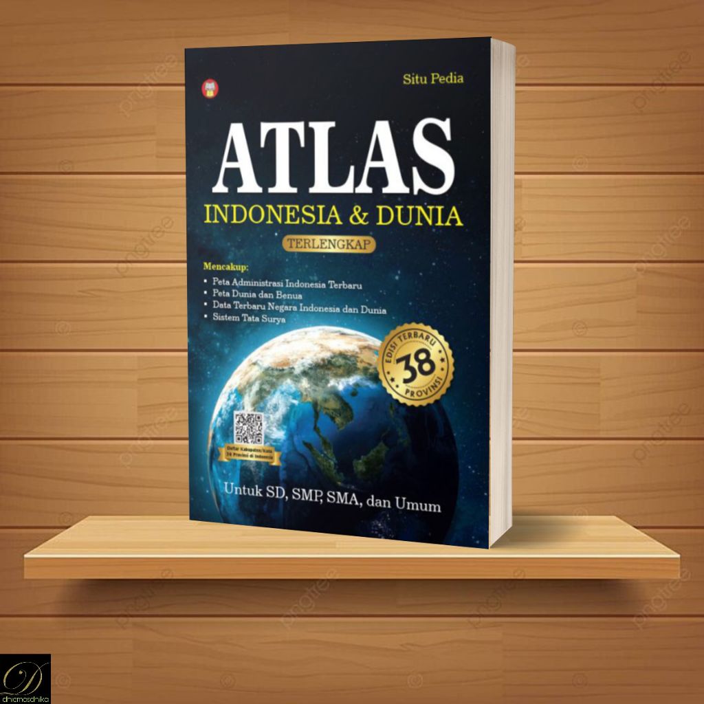 Buku Atlas Indonesia dan Dunia Terlengkap