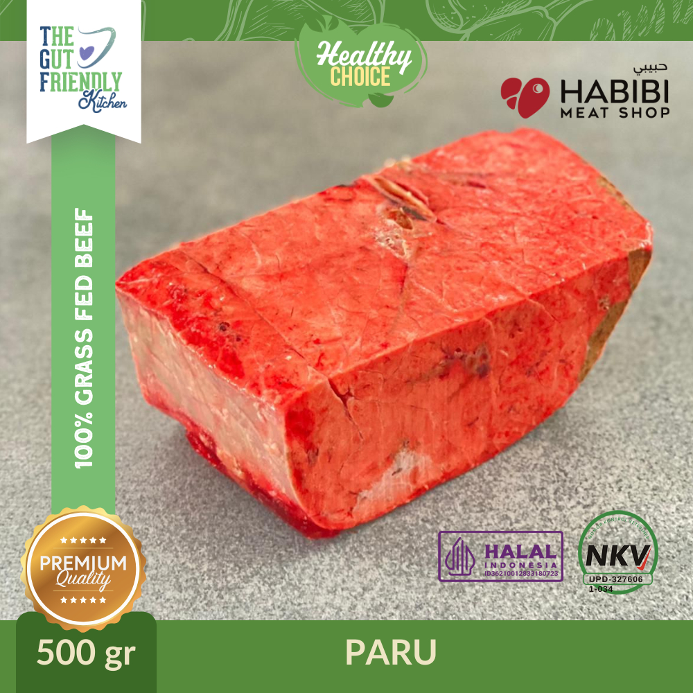 

100% GRASSFED PREMIUM Beef Lungs (Paru Sapi)