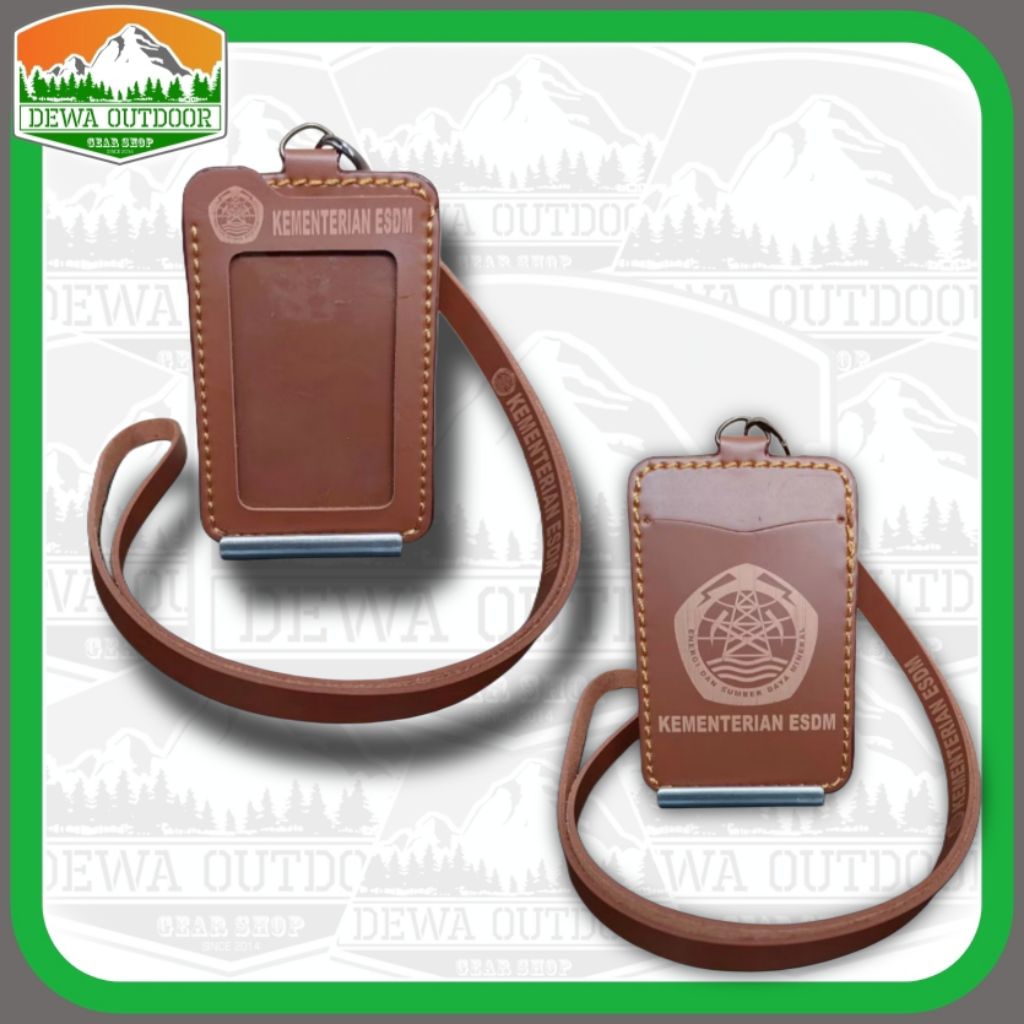 tali id card kulit kementerian esdm