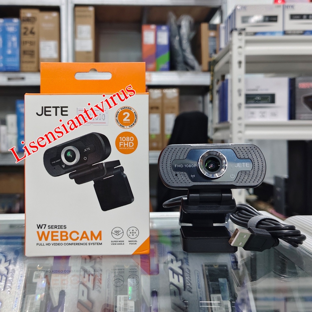 Webcam Jete W7 1080 HD With Mic Webcam HD Webcam PC Webcam Laptop Webcam Komputer