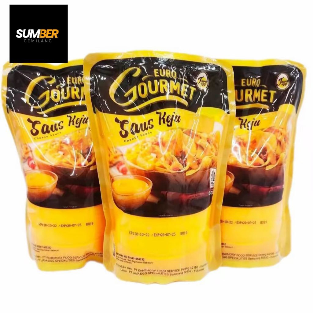 

saus keju euro gourmet 500 gram