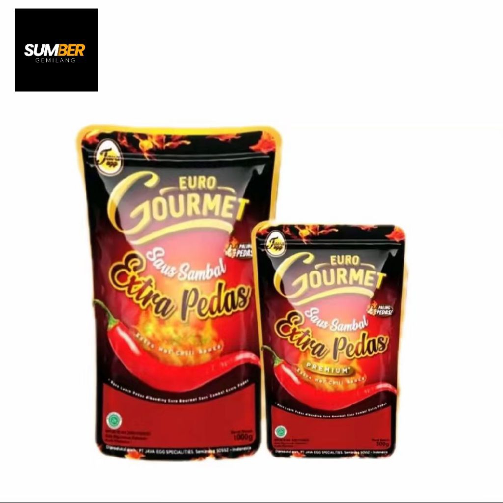 

saus sambal euro gourmet extra pedas