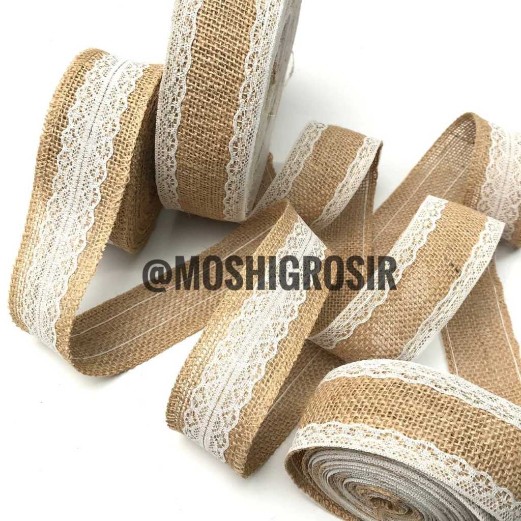 1 ROLL - PITA GONI RENDA PER 2 METER / PITA GONI RENDA / GONI RENDA / PITA GONI